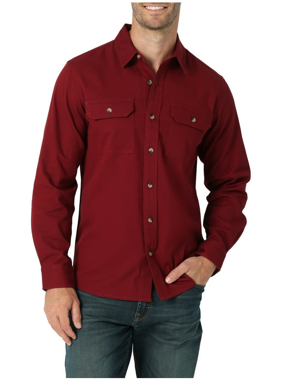 Wrangler® Men's Long Sleeve Epic Soft Woven Shirt, Sizes S-5XL