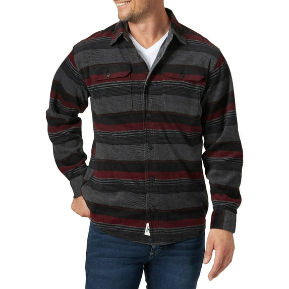 Wrangler Men's Long Sleeve Fleece Shirt