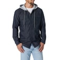 thumbnail image 1 of Wrangler Men's Long Sleeve Hooded Lined Flannel Shirt Jacket, 1 of 5