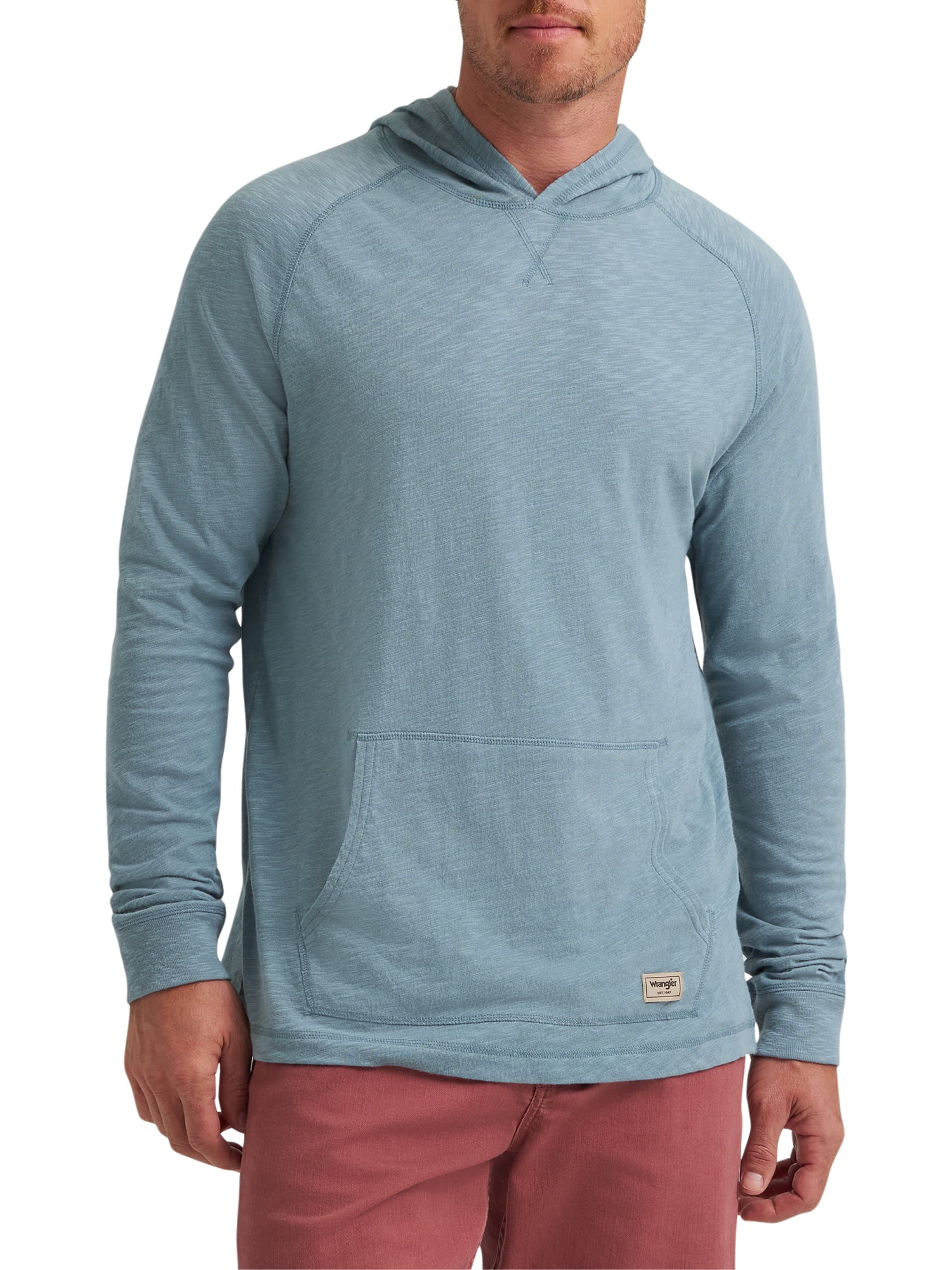 Wrangler® Men's Long Sleeve Hooded Pullover, Sizes S-3XL