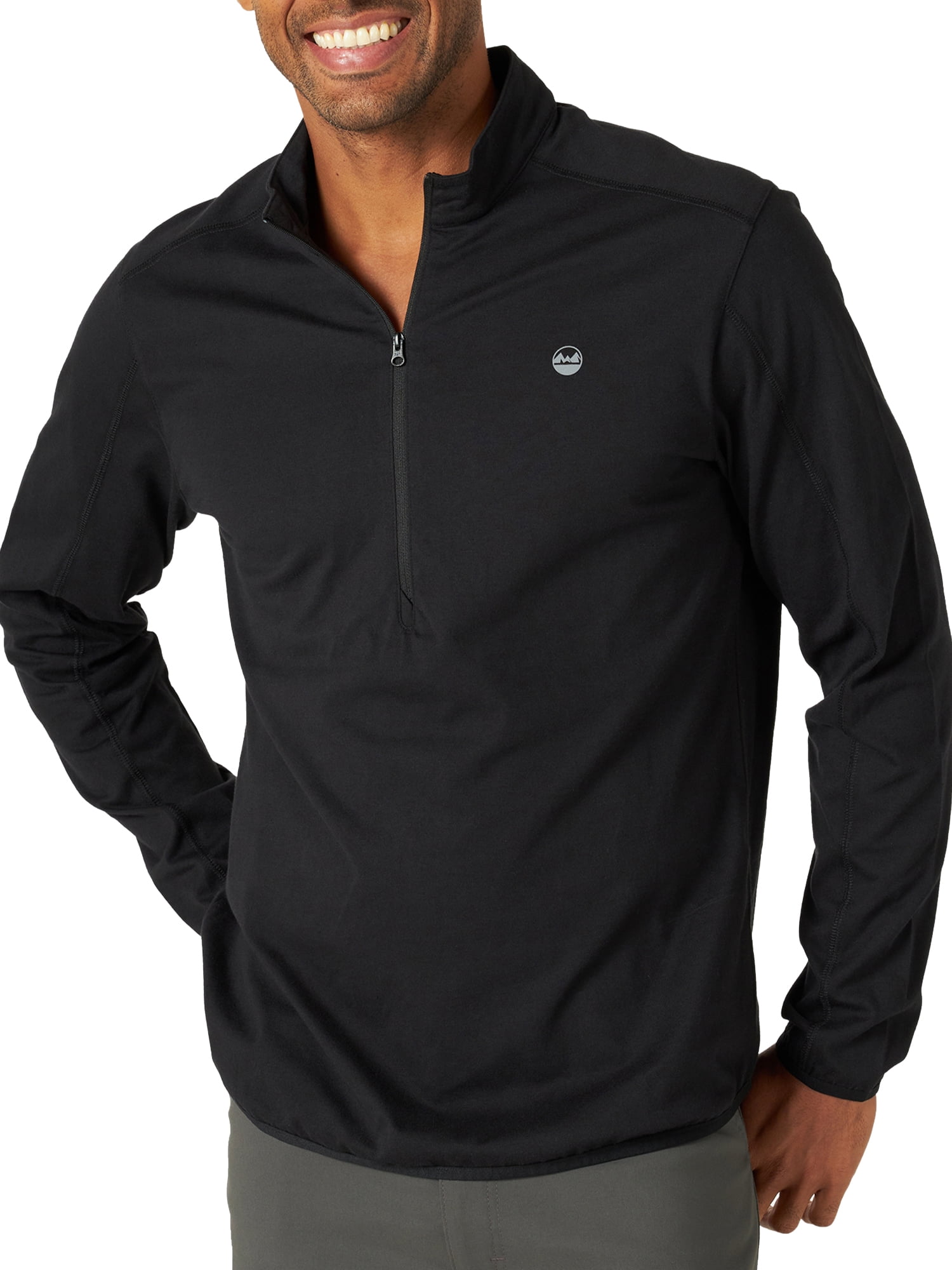 Wrangler Men's Long Sleeve Layering Knit - 1/2 Zip
