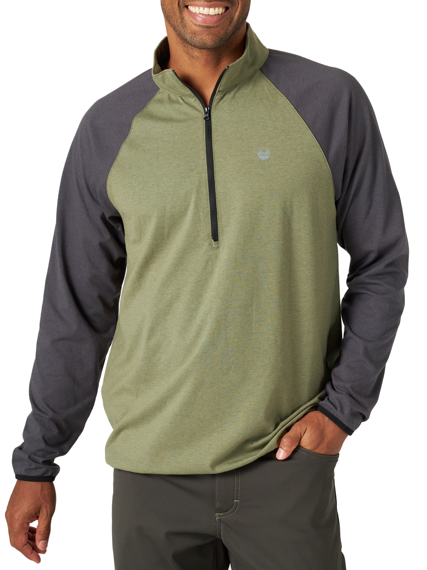 Wrangler Men's Long Sleeve Layering Knit - 1/2 Zip