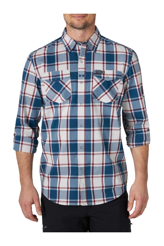 Men's Long Sleeve Plaid Outdoor Utility Shirt