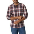 thumbnail image 1 of Wrangler Men's Long Sleeve Premium Slim Fit Stretch Plaid Shirt, 1 of 4