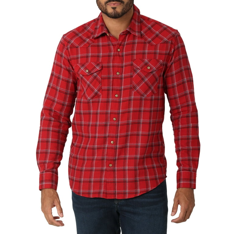 wrangler flannel shirts at walmart