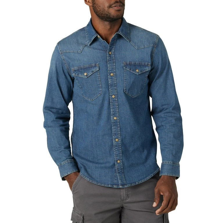 Wrangler store untucked shirts