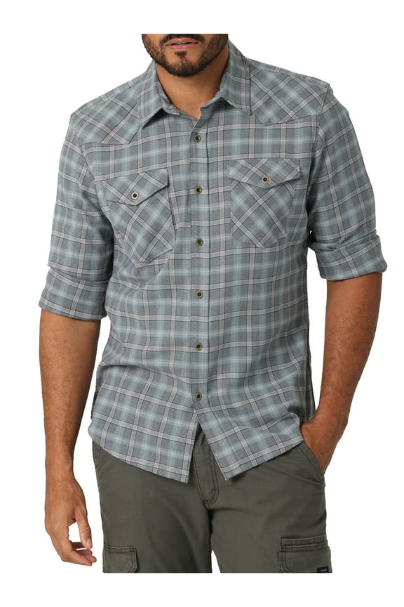 ® Men's Long Sleeve Slim Fit Woven Shirt