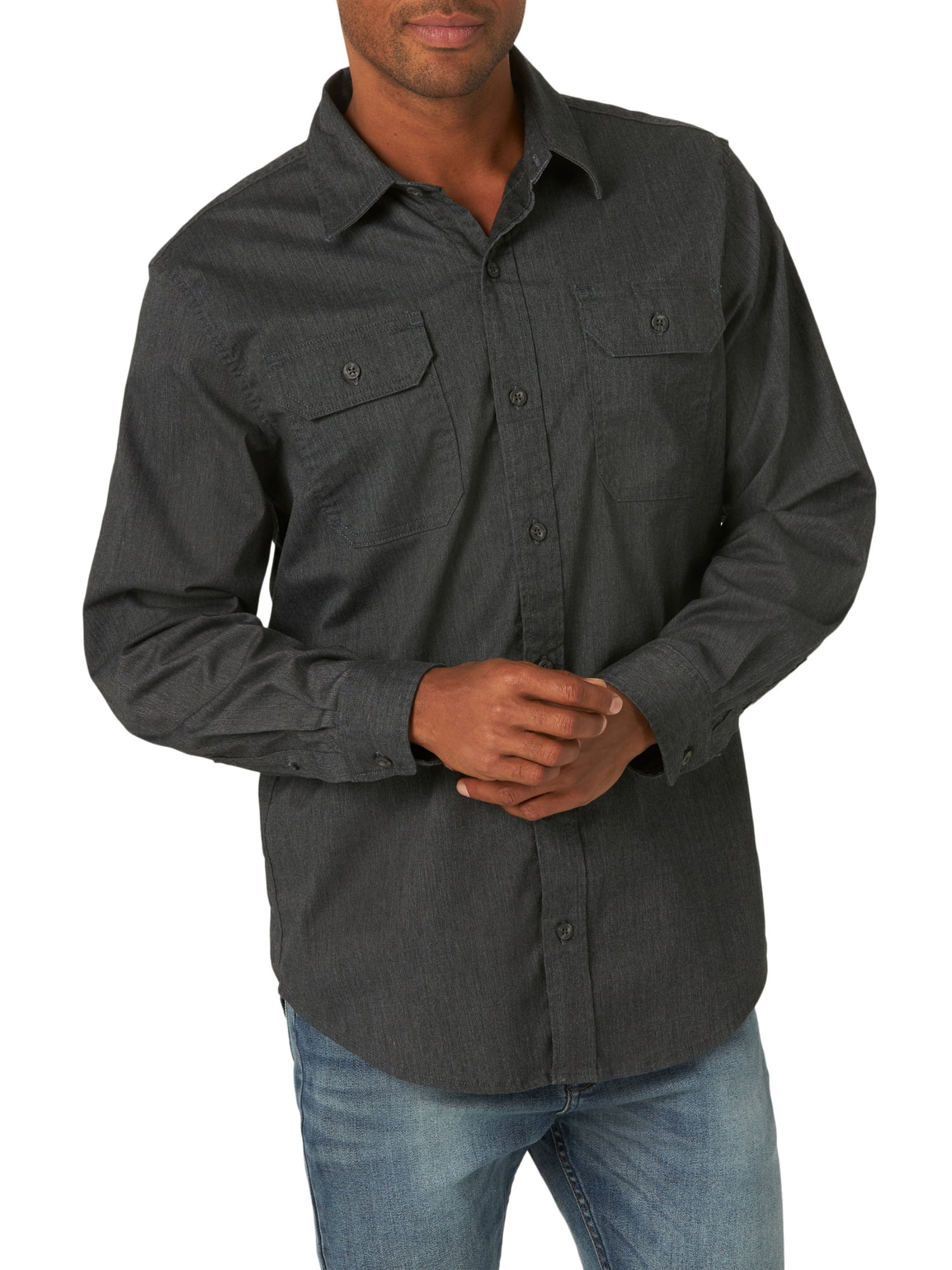 Wrangler® Men's Epic Soft™ Flex Twill Shirt