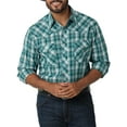thumbnail image 1 of Wrangler® Men's Long Sleeve Western Plaid Shirt, 1 of 3