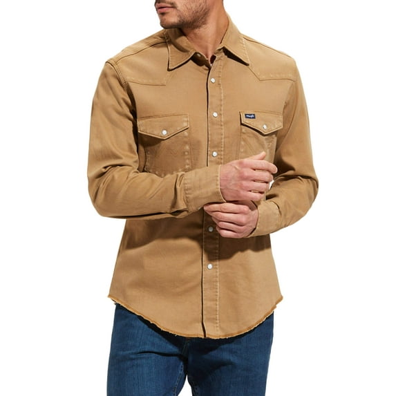 Wrangler Men's Long Sleeve Western Work Shirt