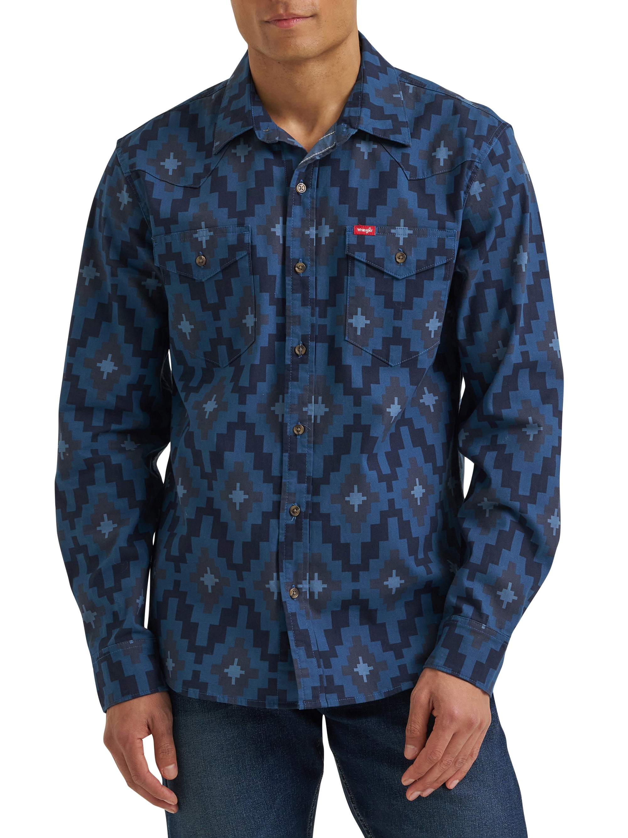 Wrangler® Men's Long Sleeve Woven Shirt