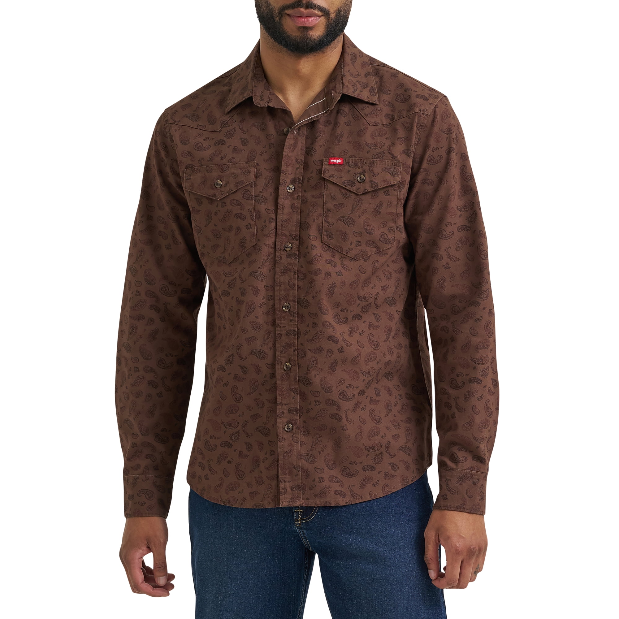 Wrangler® Men's Long Sleeve Woven Shirt