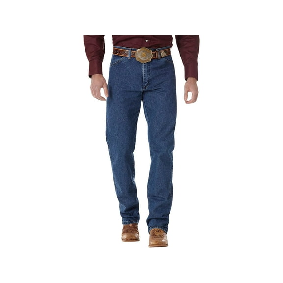 Wrangler Men's Medium Wash High Rise Original Cowboy Bootcut Jeans Blue 34W x 34L US