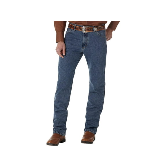 Wrangler Men's Premium Performance Advanced Comfort Cowboy Cut Regular Jeans Mid Tint 36X32