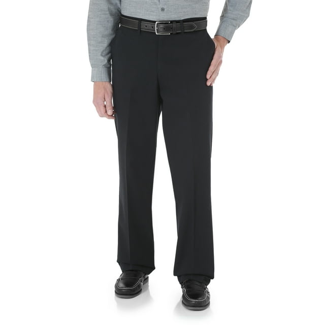 Wrangler Men's No Iron Flat Front Casual Pant
