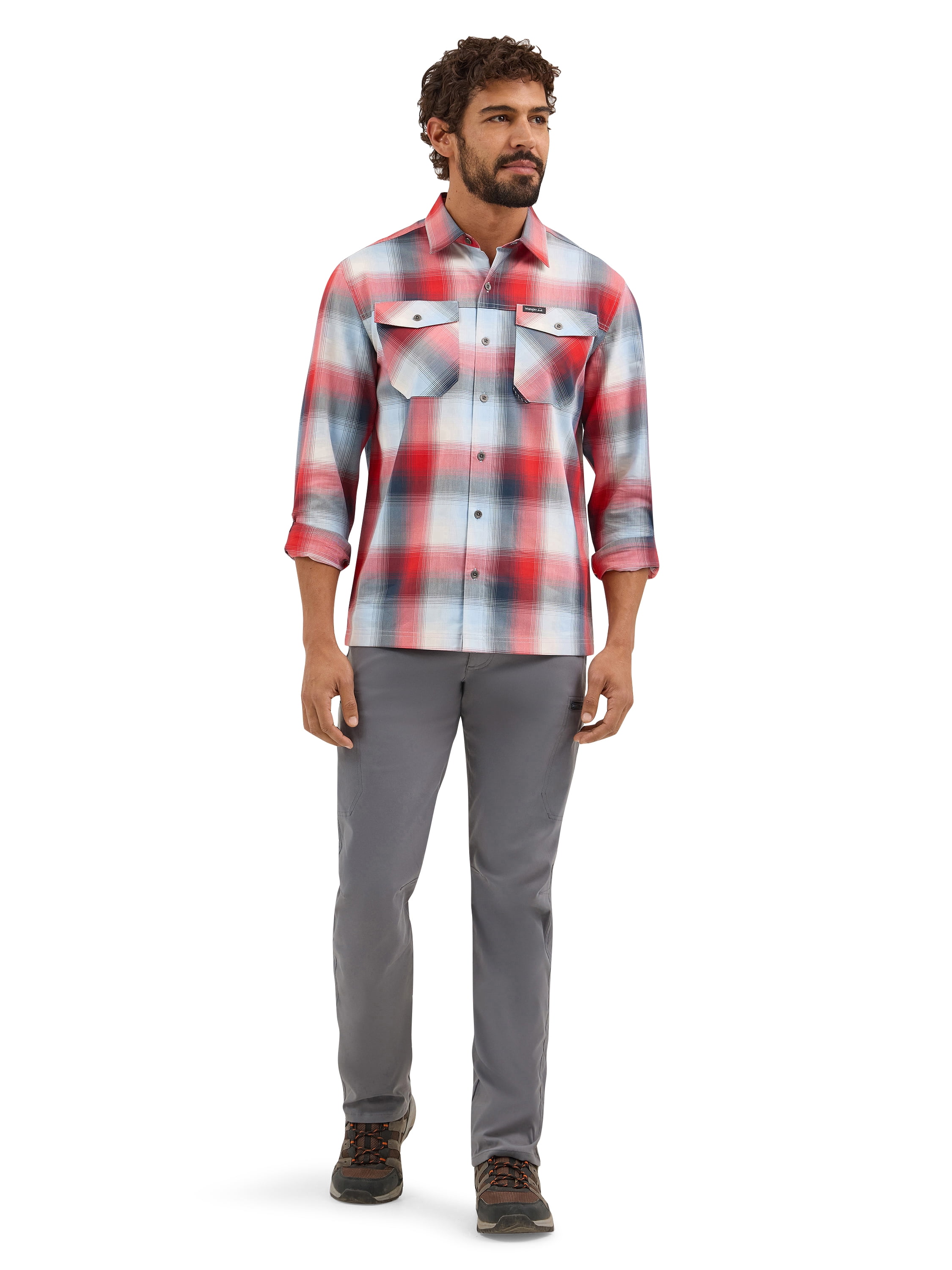 Wrangler Mens Long Sleeve Outdoor Shirt