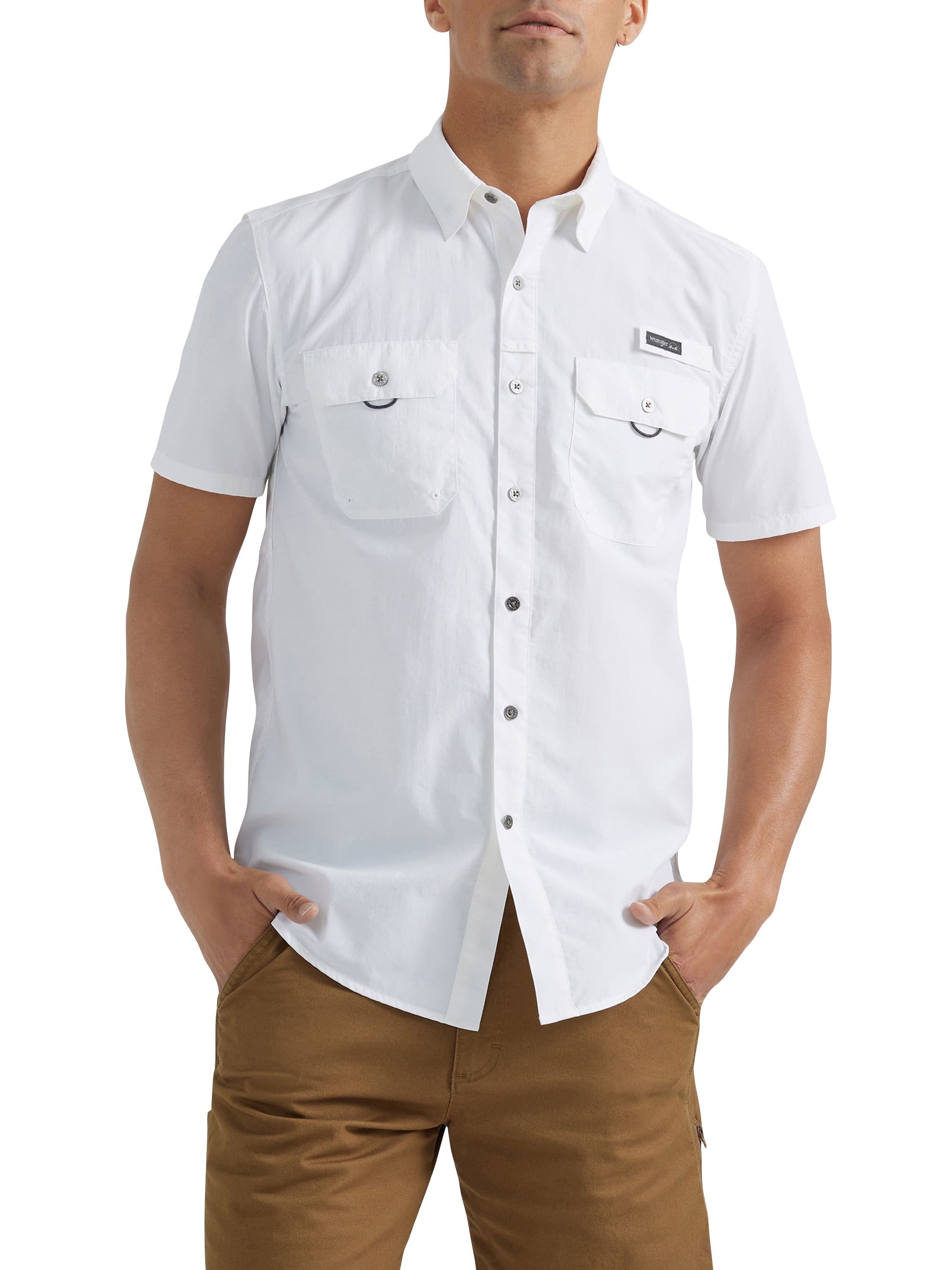 Chemise De Pêche Wrangler Performance – Bleu Poudre – Taille XL – UPF40 – Neuve