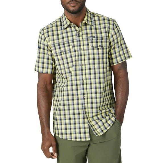 Wrangler Men’s Outdoor Short Sleeve Shirt with UPF 40 Protection, Sizes S-5XL