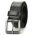thumbnail image 1 of Wrangler Men's Pebble Leather Belt, 38mm Casual Waist Belt for Jeans, Father's Day Gifts, 1 of 7