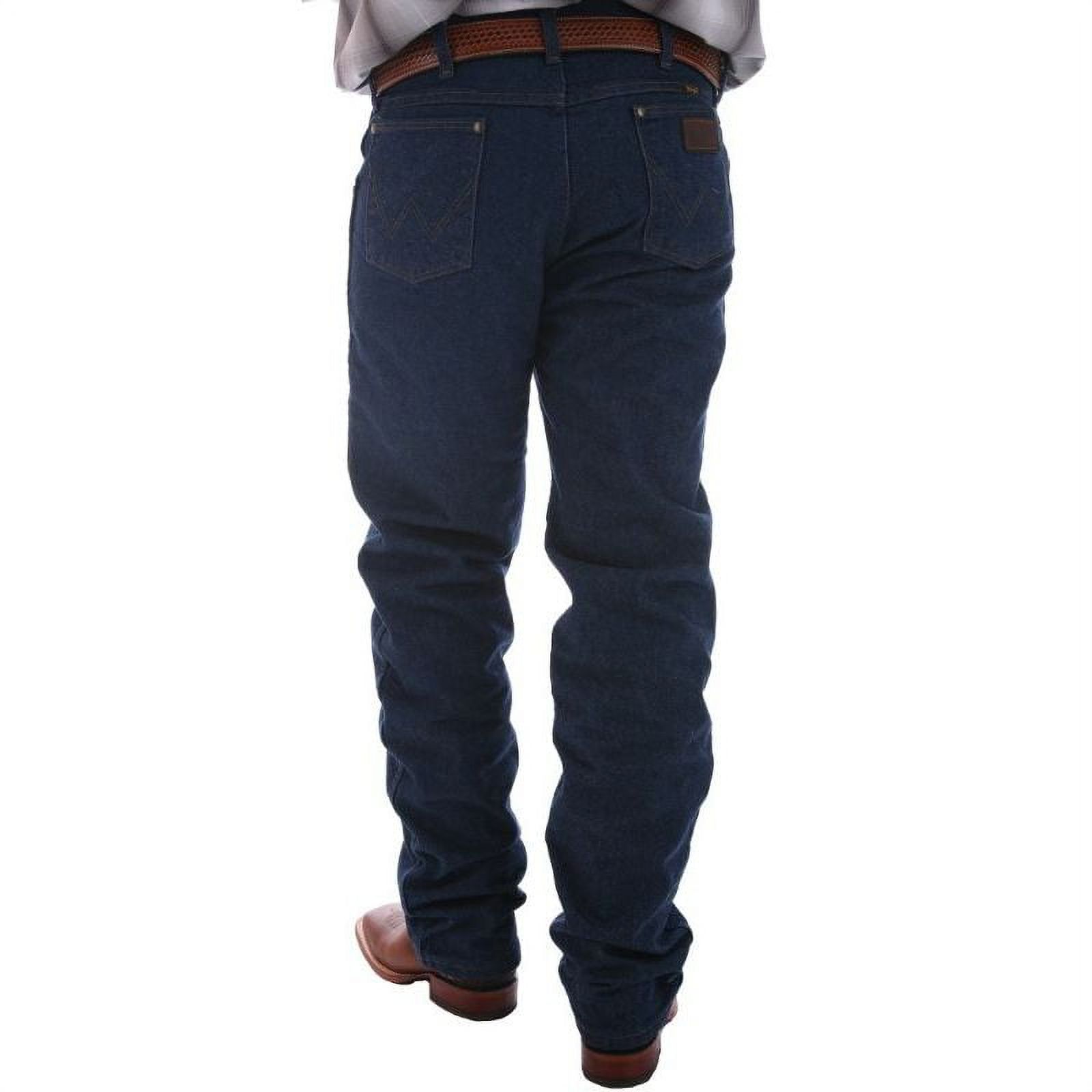 Wrangler Men's Performance Cowboy Cut Jeans Long Blue 38W x 38L  US - image 1 of 4