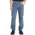 Wrangler Men's Performance Series Regular Fit Denim Jeans Mid Wash