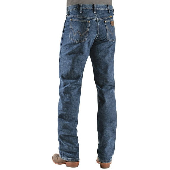 Wrangler Men's Premium Performance Advanced Comfort Mid Stone Jeans - 1047MACMS 33W x 34L US