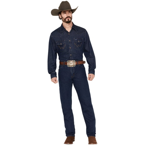 Wrangler Men's Premium Performance Cool Vantage Regular Fit Cowboy Cut Jeans - 1047MAVMR 33W x 36L  US