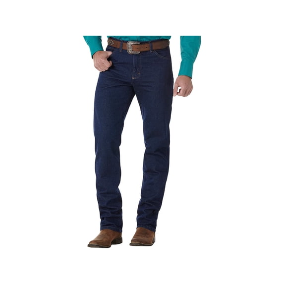 Wrangler Men's 47Mwz Premium Performance Cowboy Cut Regular Fit Prewashed Jeans Indigo 40W x 32L US
