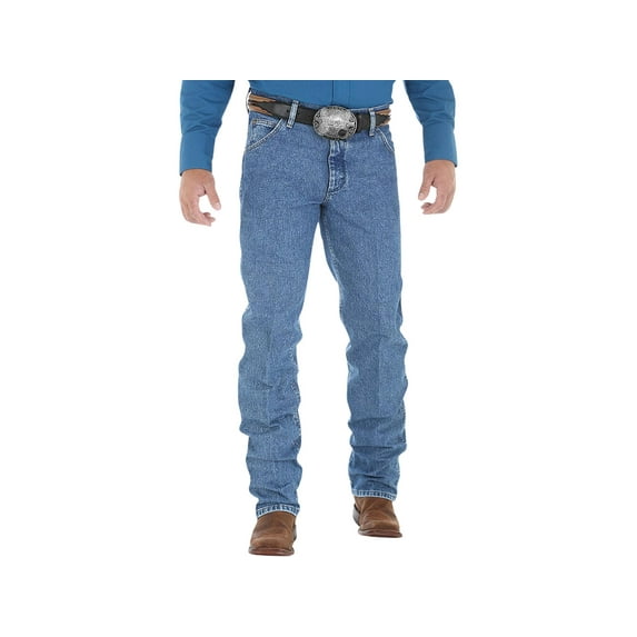 Wrangler Men's Premium Performance Cowboy Cut Regular Jeans Stonewash 30X34