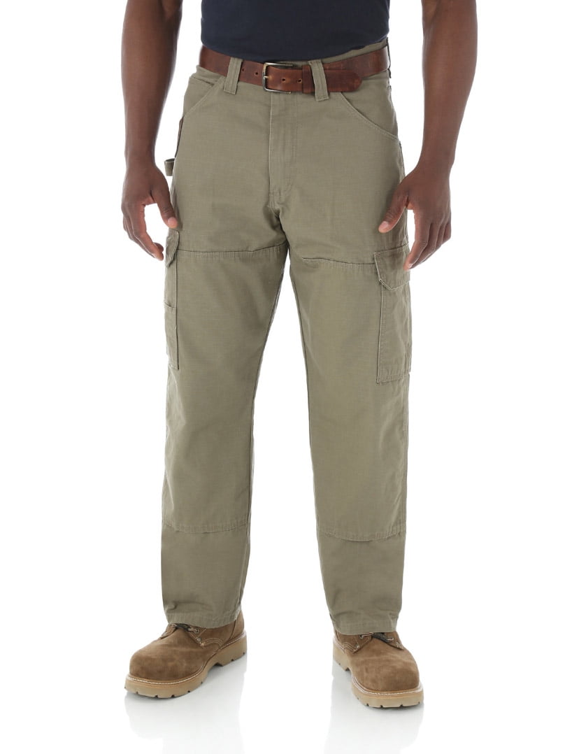 Wrangler Men's RIGGS Workwear Ripstop Ranger Pants - Bark, Bark, 31X34 ...