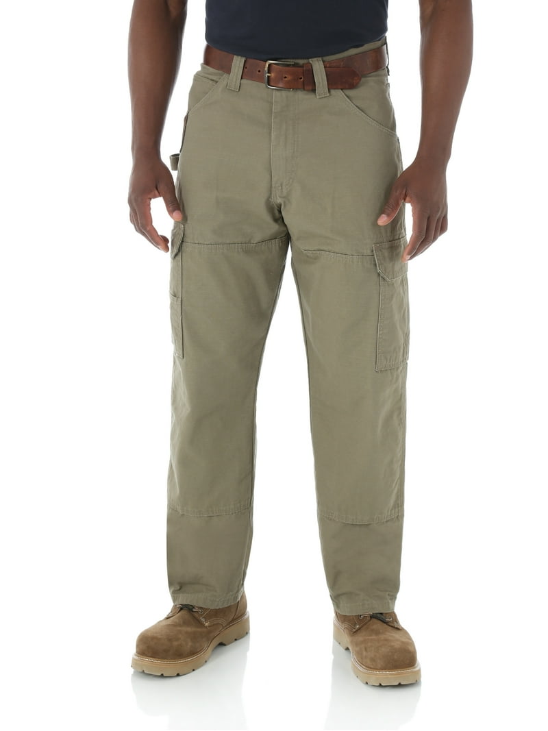 Wrangler Men's RIGGS Workwear Ripstop Ranger Pants Bark, Bark