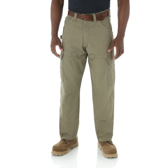 Wrangler Men's RIGGS Workwear Ripstop Ranger Pants - Bark, Bark, 46X30