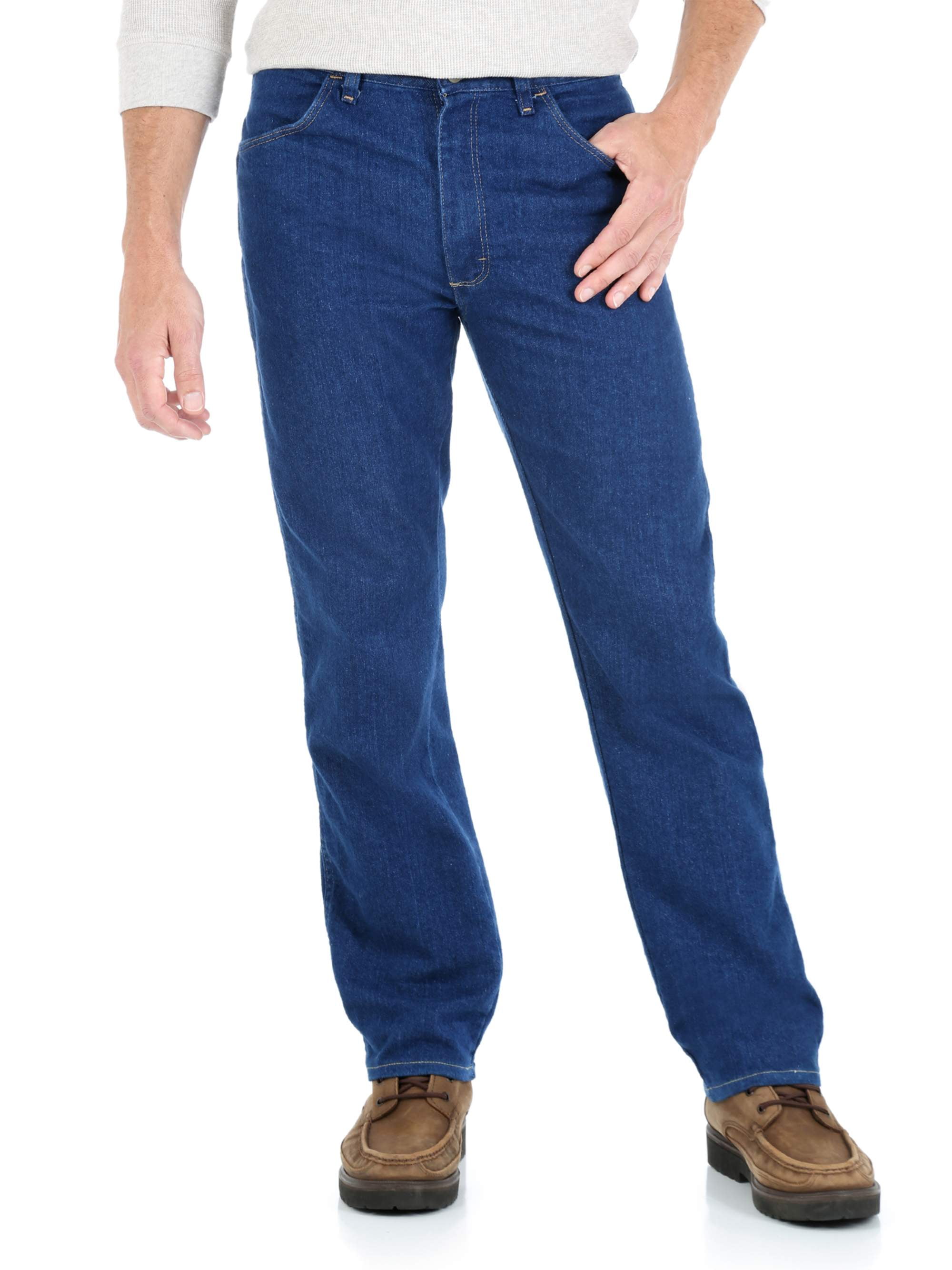 Wrangler Men's Regular Fit Stretch Jeans - Walmart.com