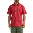 thumbnail image 1 of Wrangler® Men's Relaxed Fit Short Sleeve Twill Shirt, Sizes S-5XL, 1 of 5