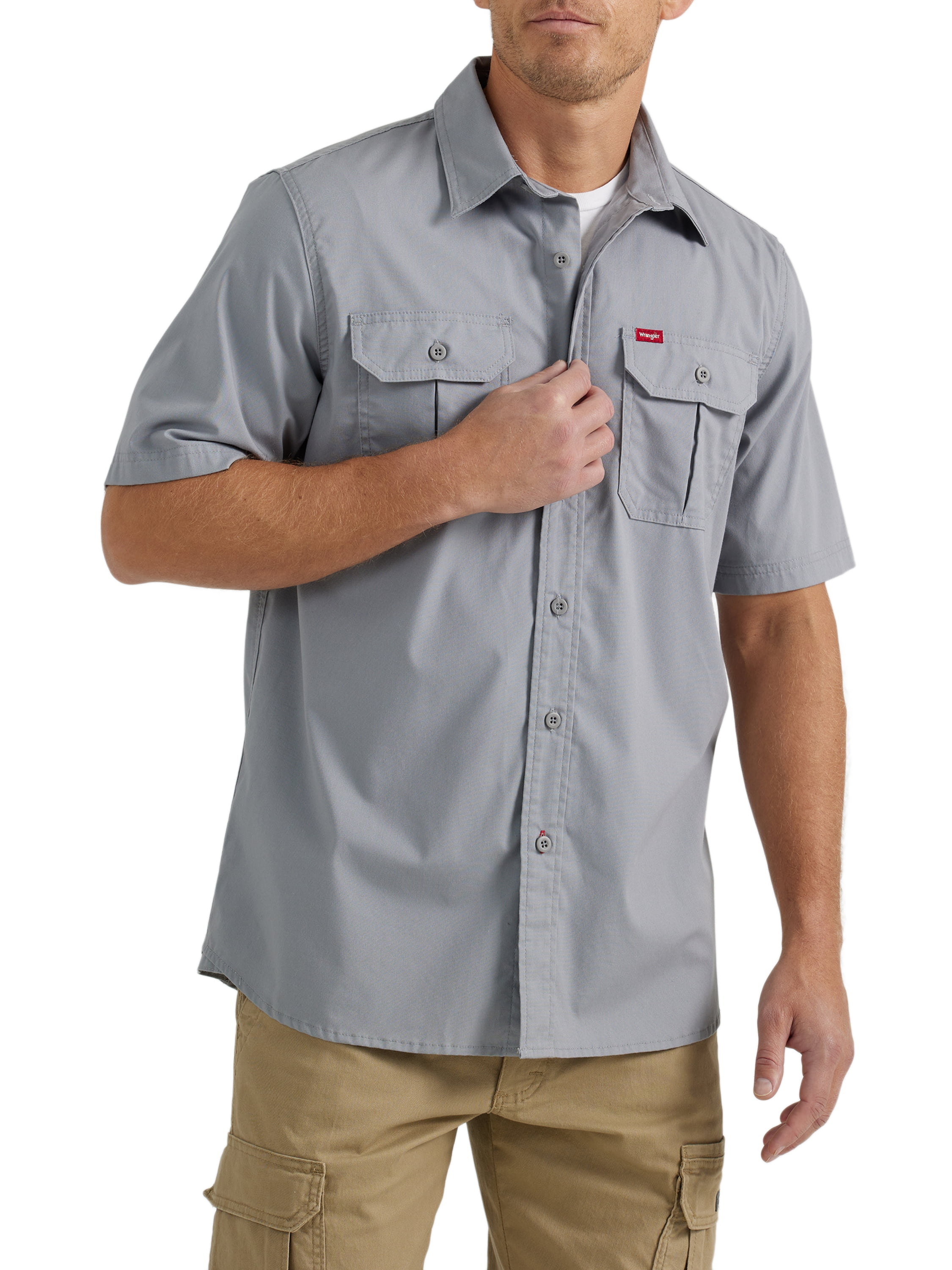 men's relaxed fit short sleeve shirts
