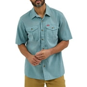 Wrangler® Men's Relaxed Stretch Short Sleeve Shirt, Sizes S-5XL