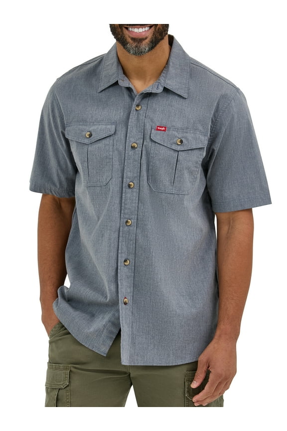 ® Men's Relaxed Stretch Short Sleeve Shirt, Sizes S-5XL