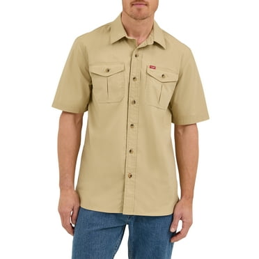 Wrangler Mens Short Sleeve Hero Twill Shirt