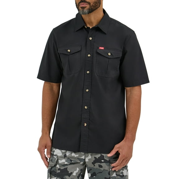 Wrangler Mens Short Sleeve Hero Twill Shirt