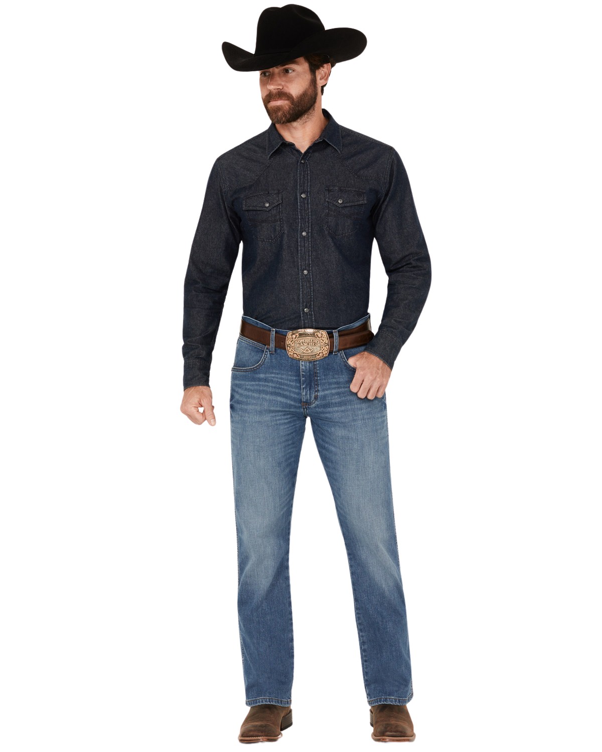 Calça Jeans Lucky Brand Easy Rider Bootcut - Corte Reto | Lavagem Vintage | 38W/34L