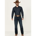 thumbnail image 1 of Wrangler Men's Retro Darren Dark Wash Relaxed Bootcut Stretch Denim Jeans - 112353216 35W x 32L  US, 1 of 4