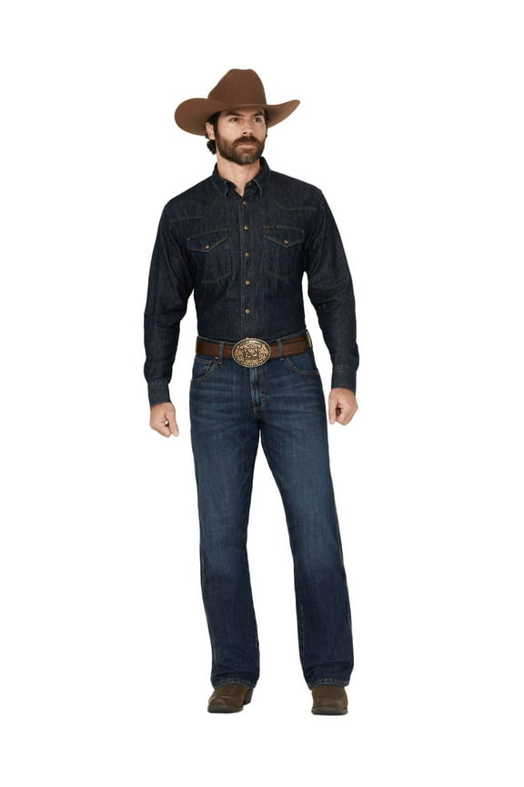 Mens Retro Relaxed Boot Cut Jean