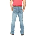 thumbnail image 1 of Wrangler Mens 77 Slim Boot Light Wash Jean, 1 of 5