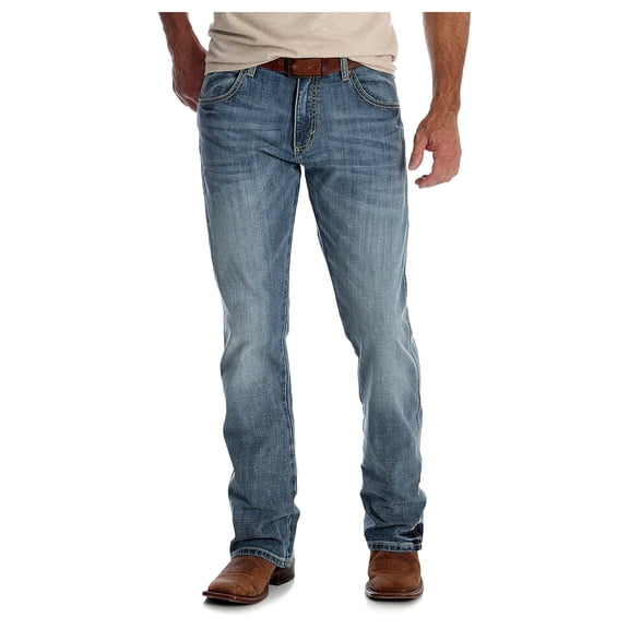 Wrangler Men's Retro Slim Fit Bootcut Jeans Blue 36W x 32L US