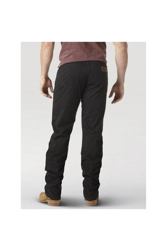 Men's Retro Slim Fit Straight Leg Jeans Black 40W x 32L US