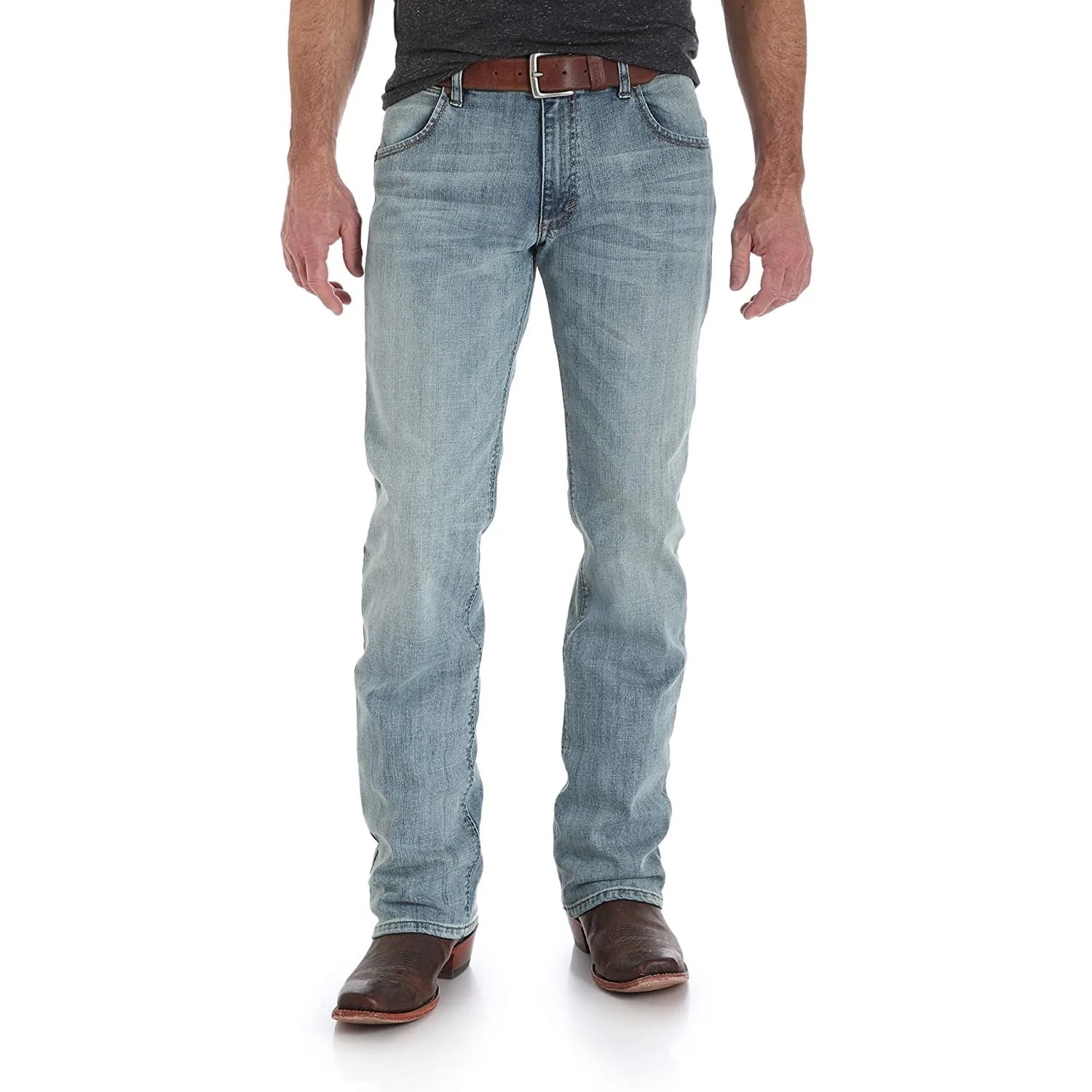 Jean Bootcut Wrangler Jean Wrangler Bootcut Homme - Coupe Rétro Décontractée Jean Western Bootcut