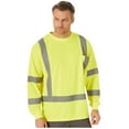 thumbnail image 1 of Wrangler Men's Riggs Safety High Visibility Long Sleeve Work T-Shirt - 3W722SG, 1 of 2