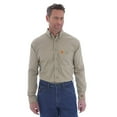 thumbnail image 1 of Wrangler Men's Riggs Workwear FR Flame Resistant Solid Shirt, Spruce - REG L, 1 of 2