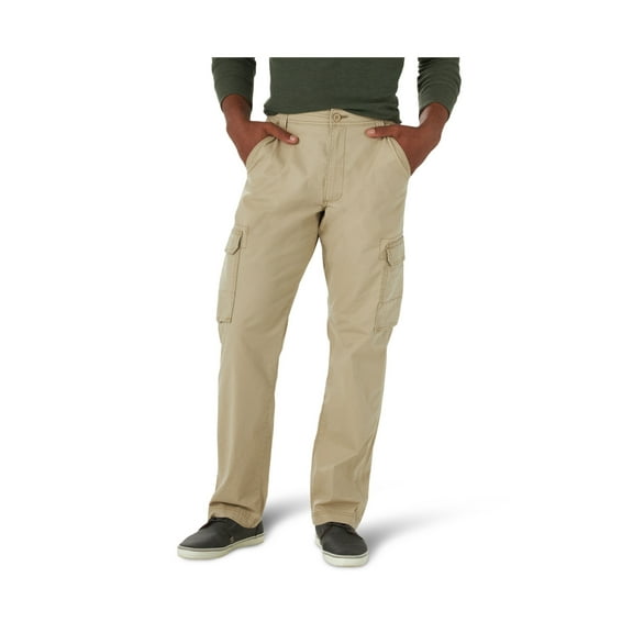 Wrangler Men's Ripstop Cargo Pant Beige Size 36 x 32