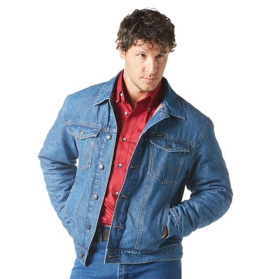 Wrangler Men's Serape Lined Denim Jacket - 112335727